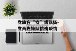 党旗在“疫”线飘扬-党员先锋队抗击疫情